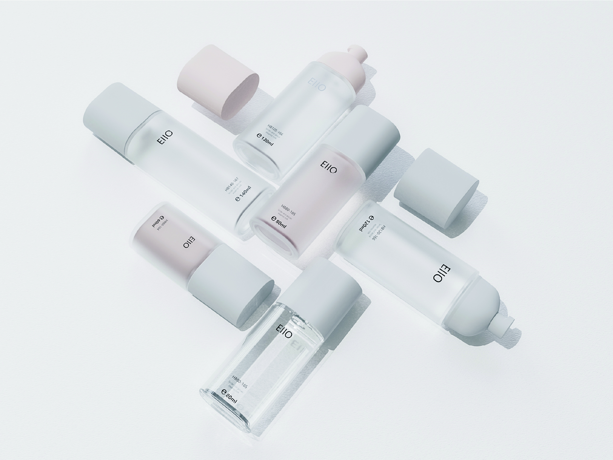 Foundation make-up bottle series